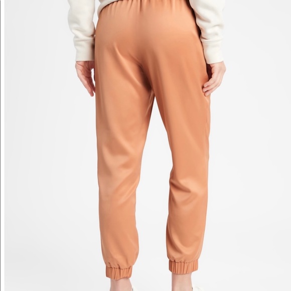 Satin Drawstring Pull-On Jogger Pant - Picture 2 of 5